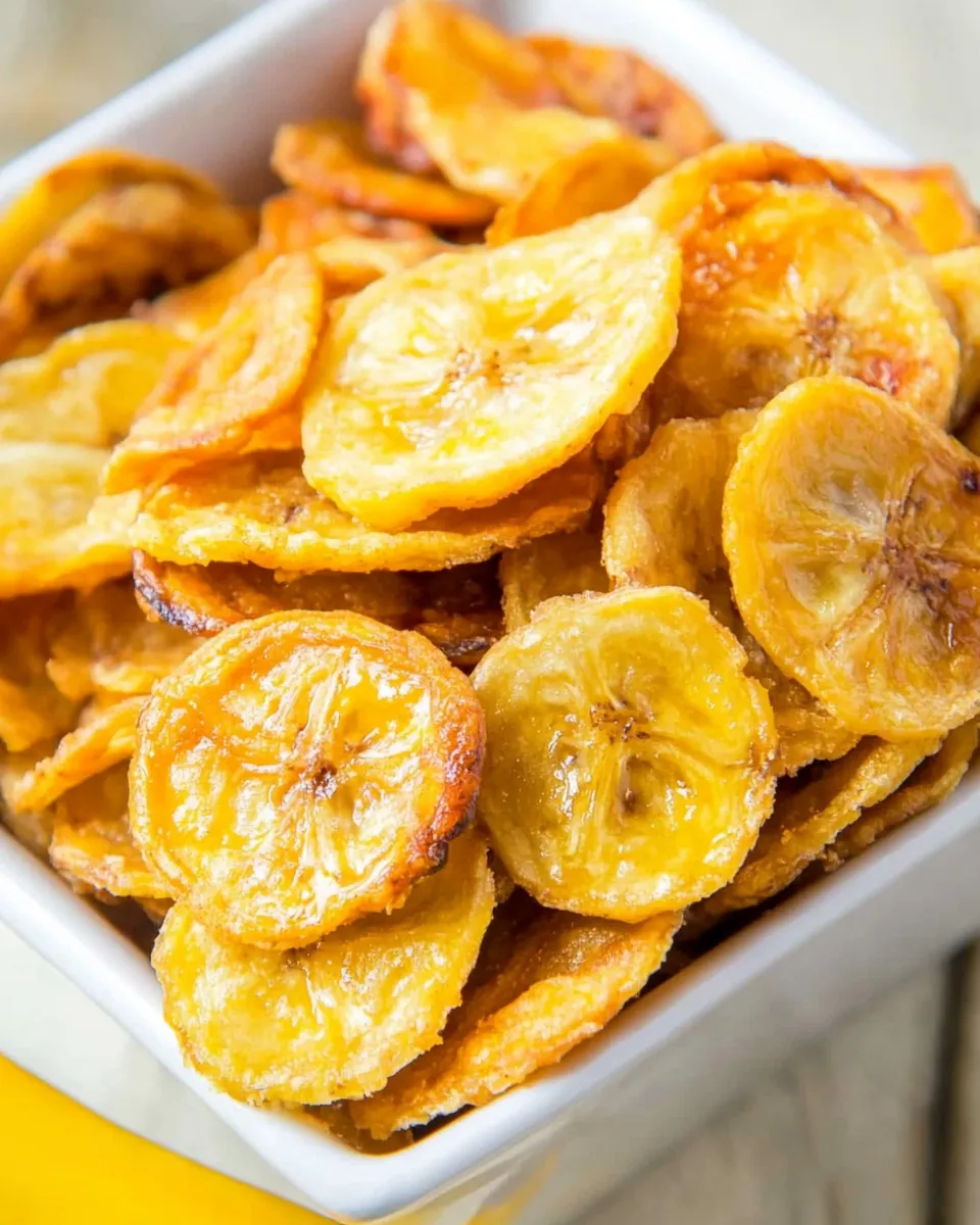 Delicious Banana Chips shot