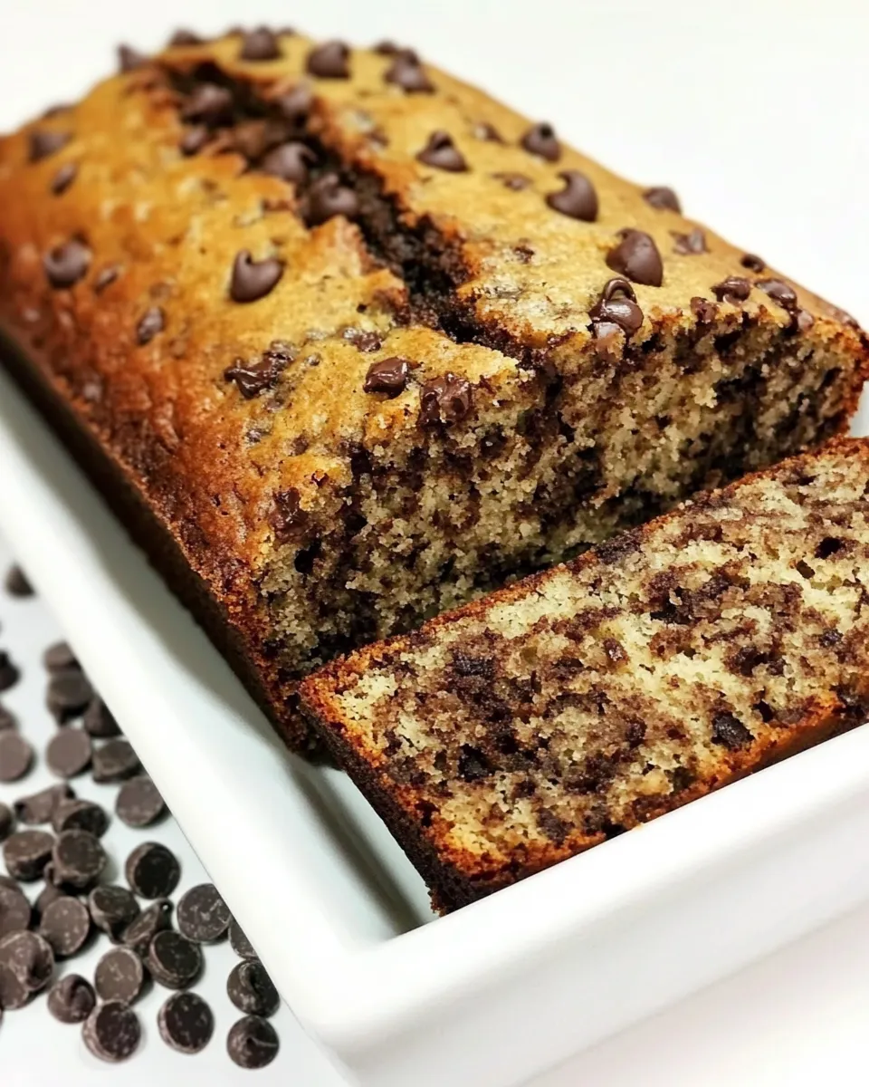 Classic Banana Chocolate Chip Bread image