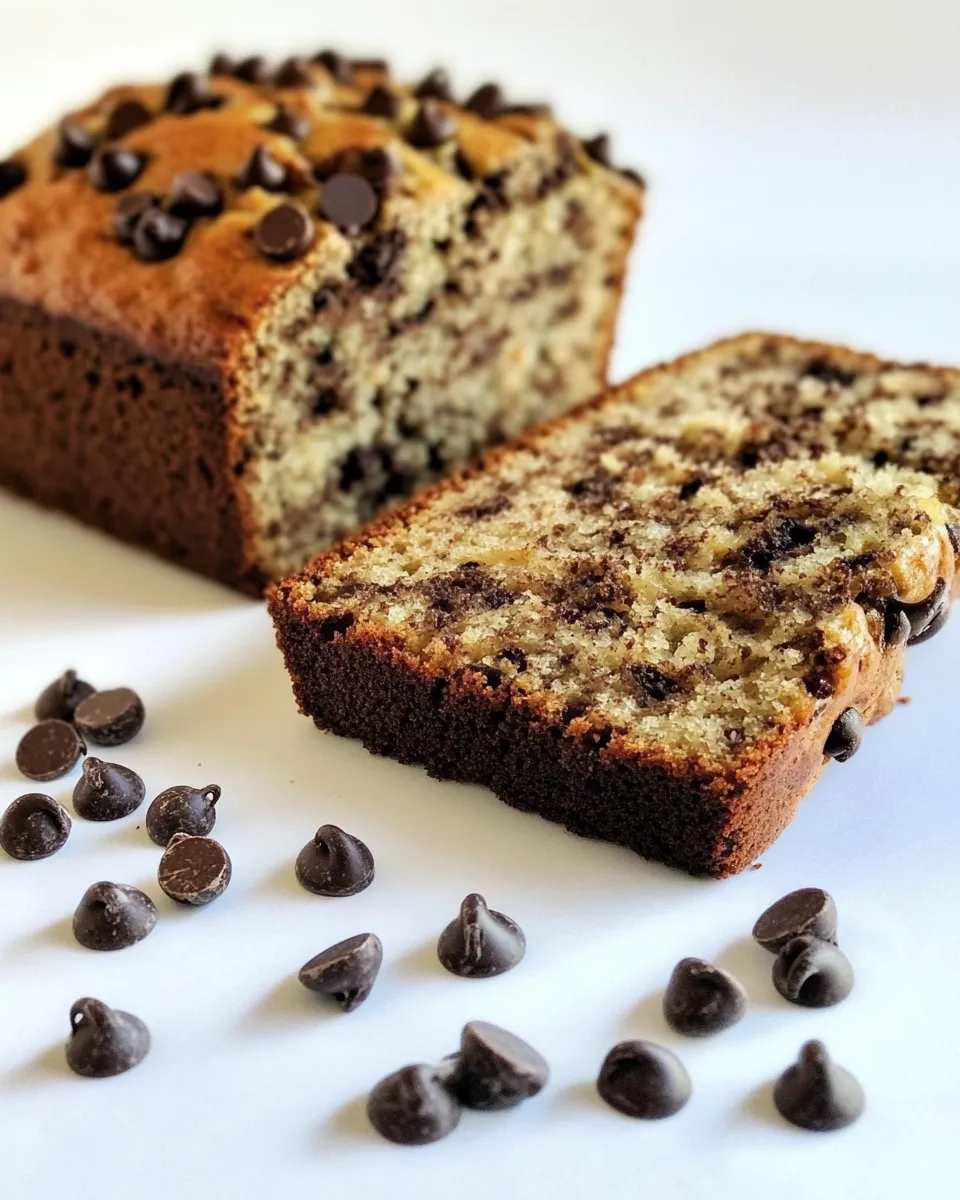 Easy Banana Chocolate Chip Bread recipe photo