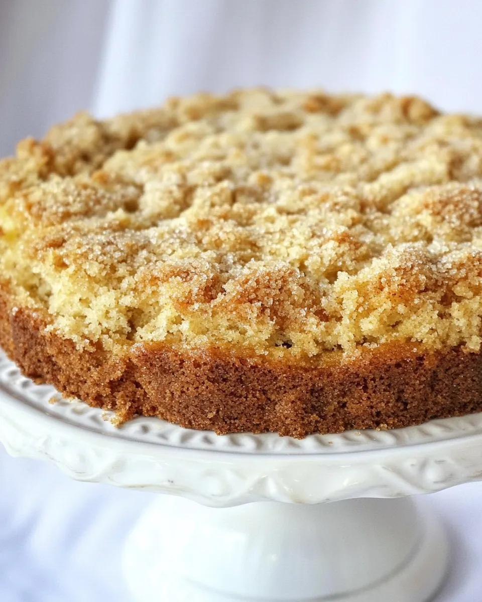 Classic Banana Coffee Cake with Streusel Topping image
