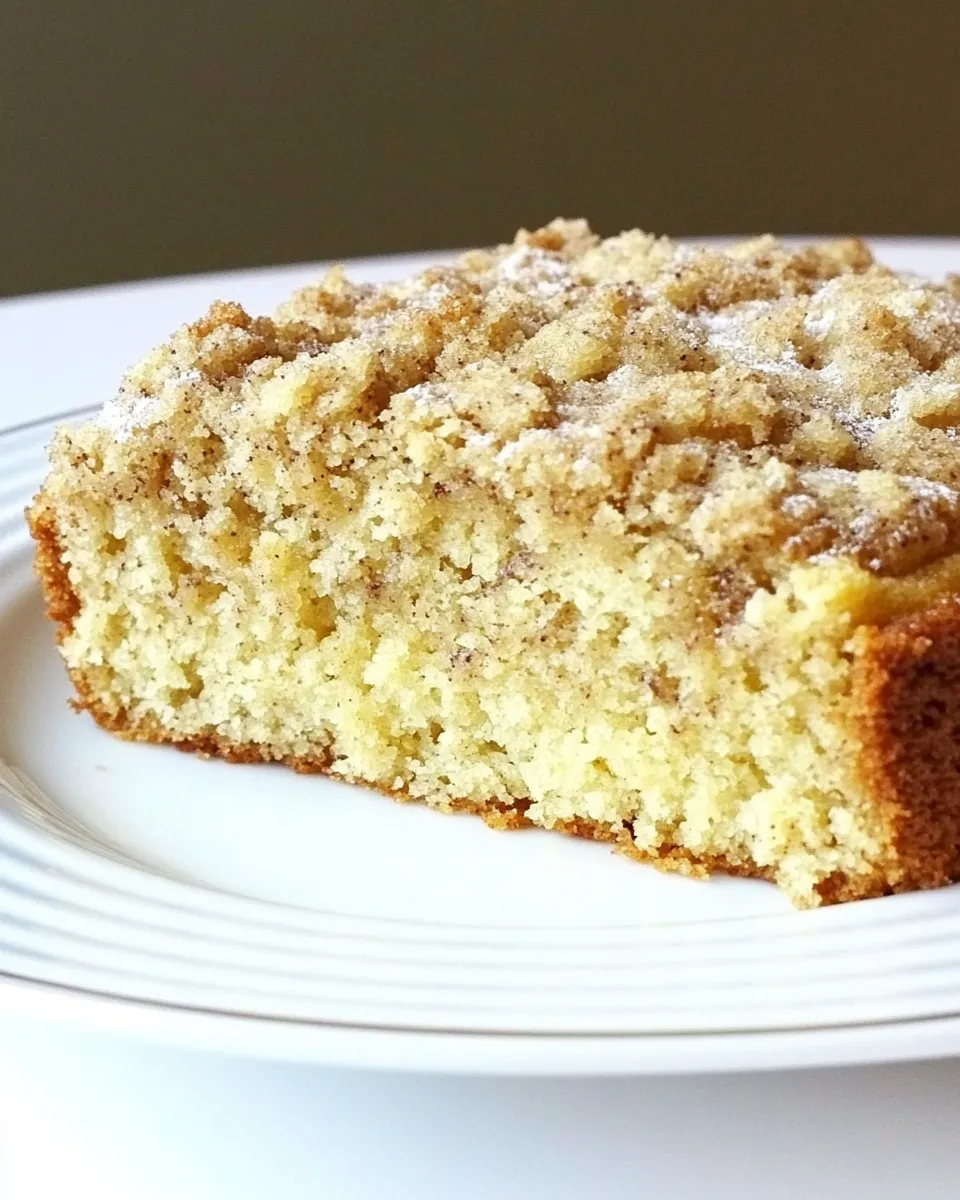 Easy Banana Coffee Cake with Streusel Topping recipe photo