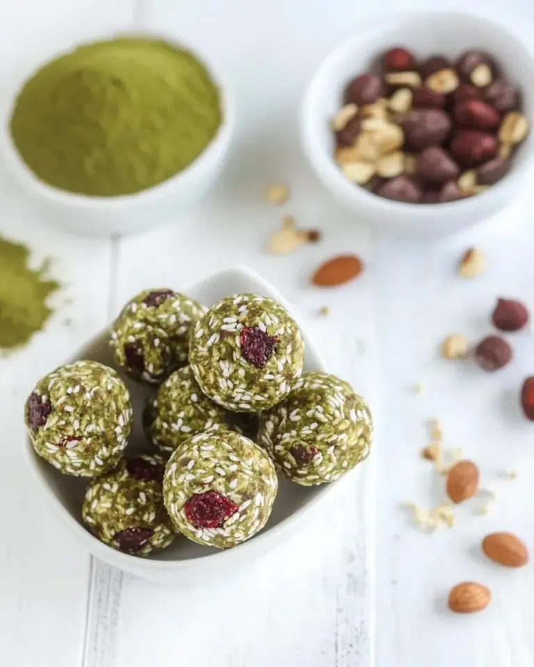 Homemade Banana Matcha Energy Bites photo