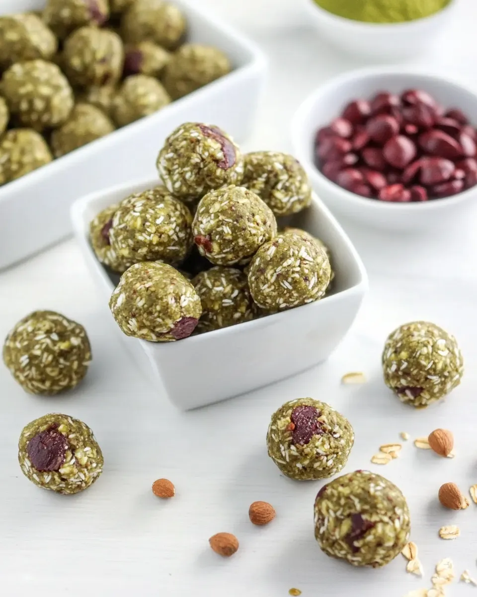 Classic Banana Matcha Energy Bites image