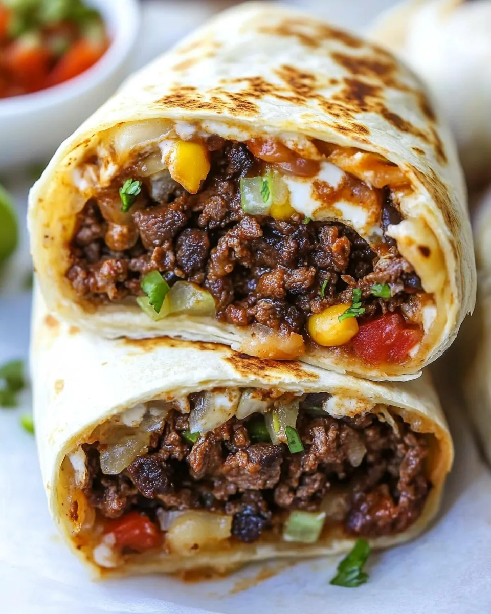 Classic Beef Burrito Recipe image