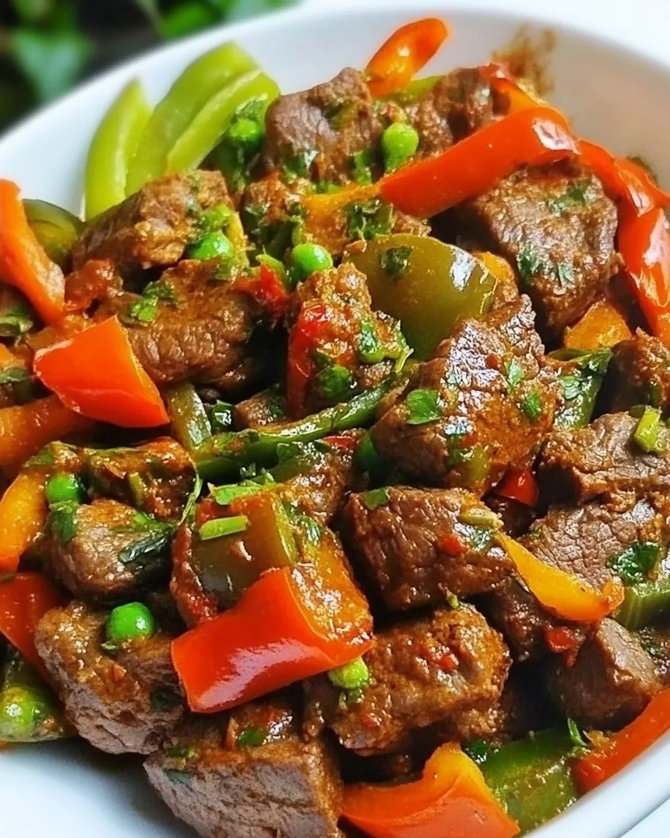 Delicious Beef Mishkaki shot