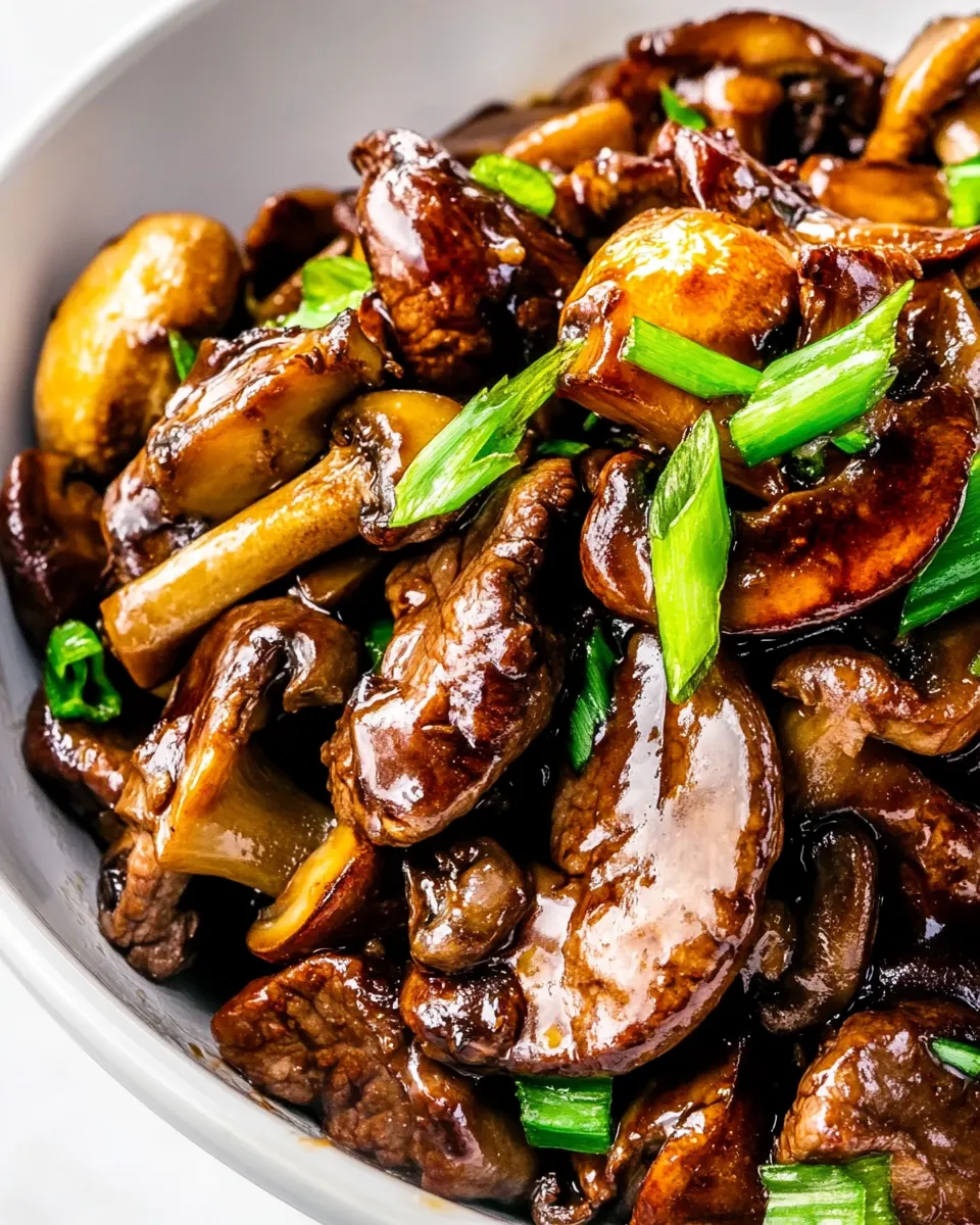 Easy Beef Mushroom Stir Fry photo