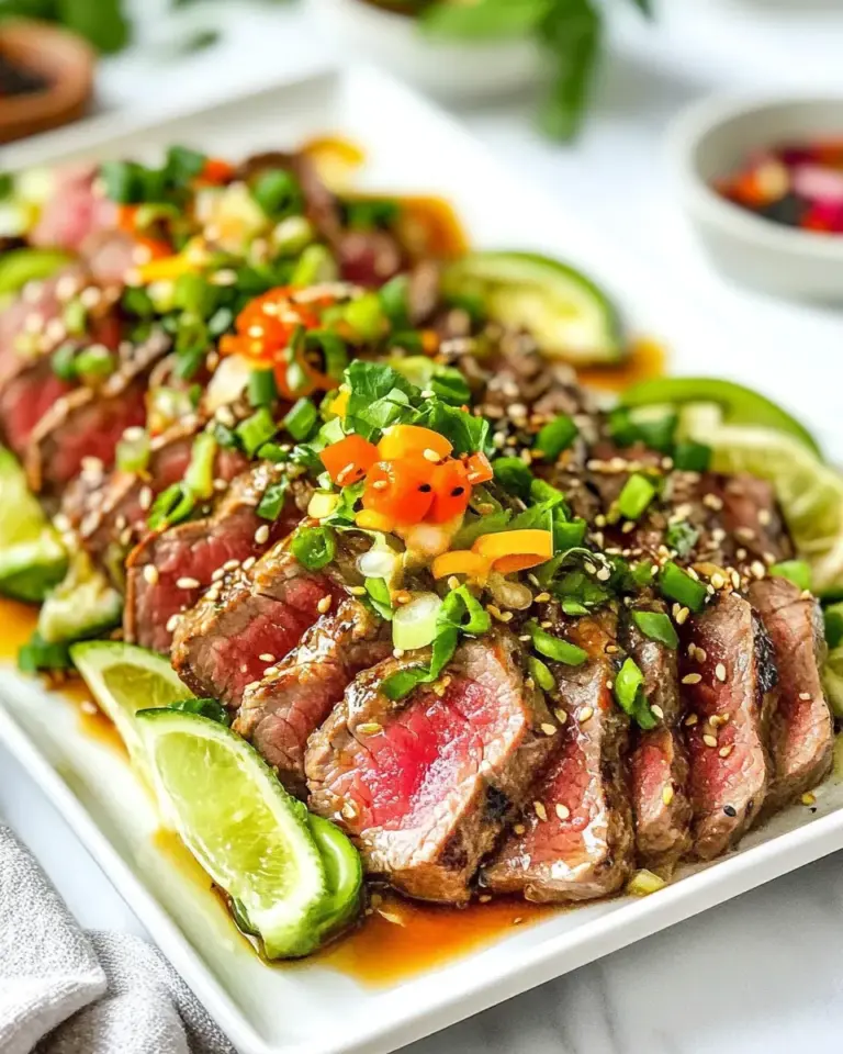 Homemade Beef Tataki photo