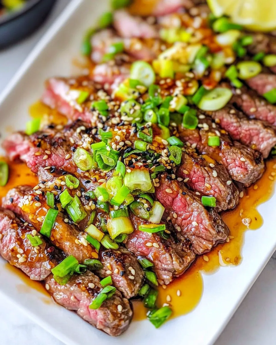 Easy Beef Tataki recipe photo