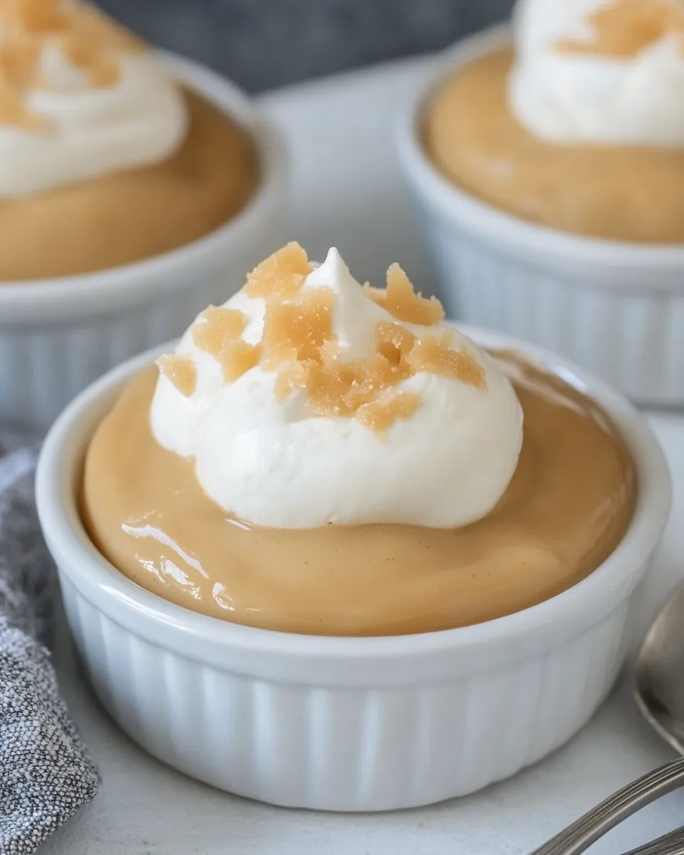 Delicious Best Butterscotch Pudding shot