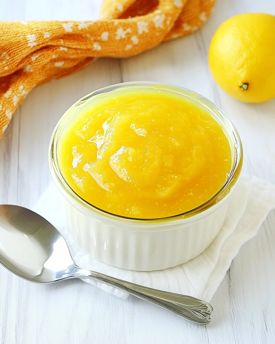 Quick Best Instant Pot Lemon Curd shot
