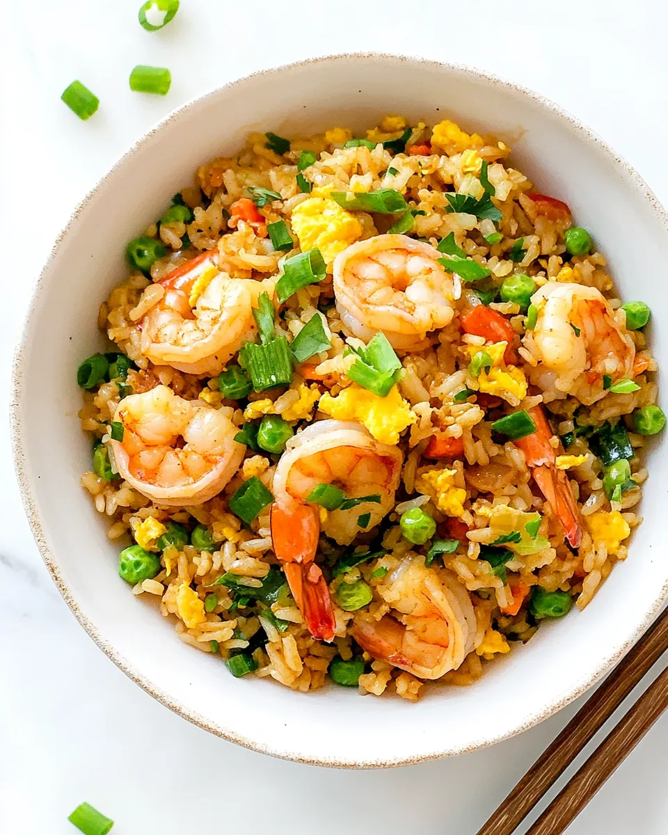 Delicious Better than Takeout Shrimp Fried Rice shot