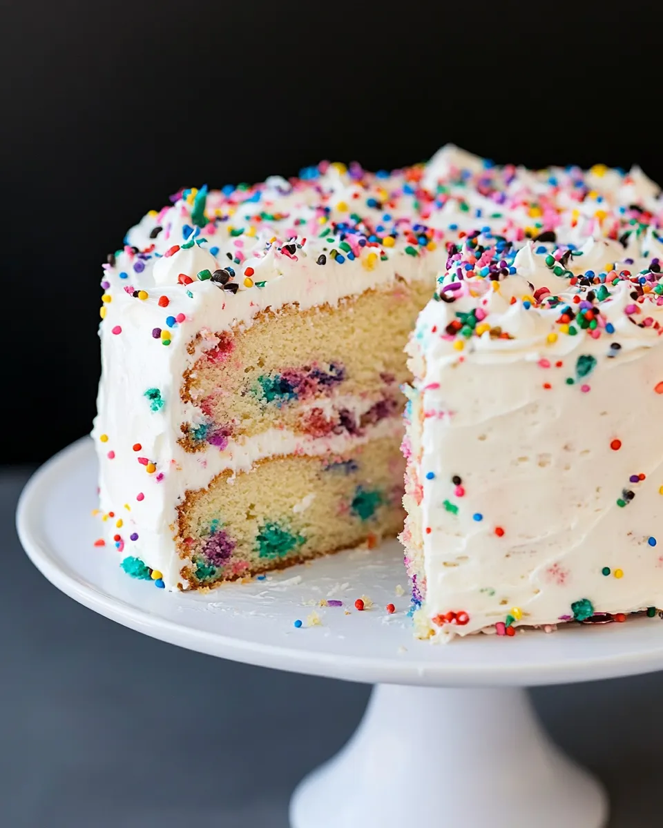 Delicious Birthday Cake Funfetti Cake shot