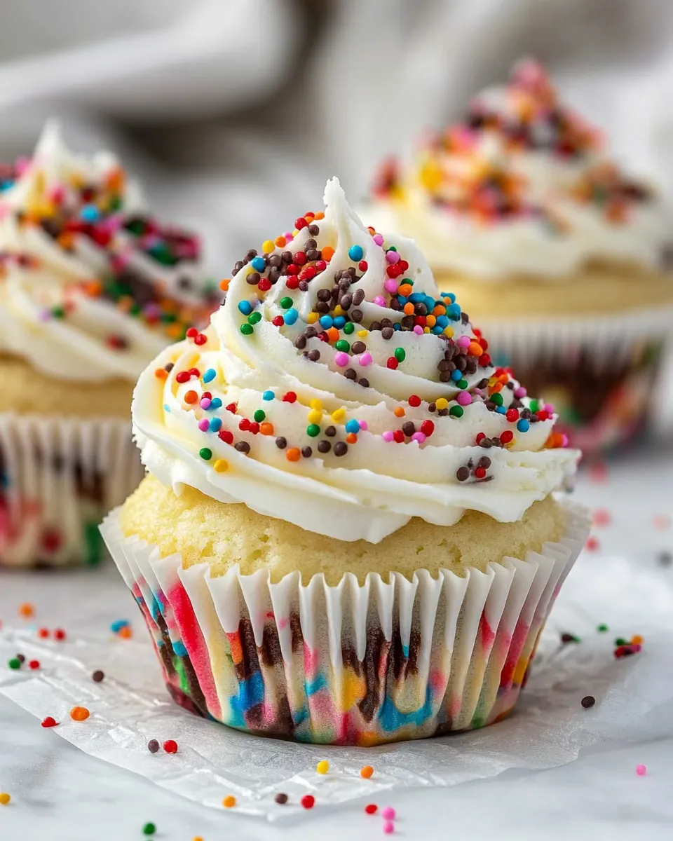 Homemade Birthday Cupcakes photo