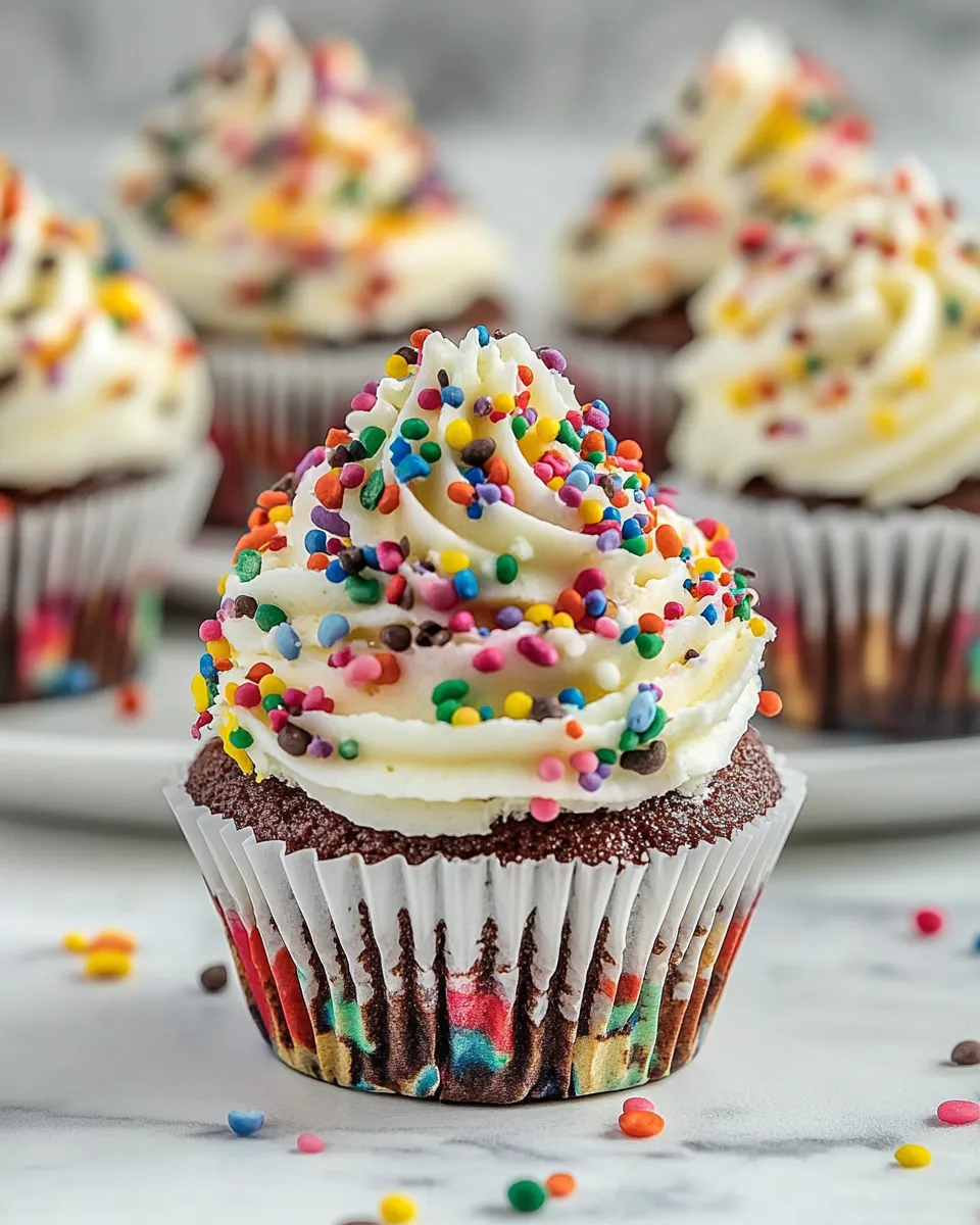 Easy Birthday Cupcakes recipe photo