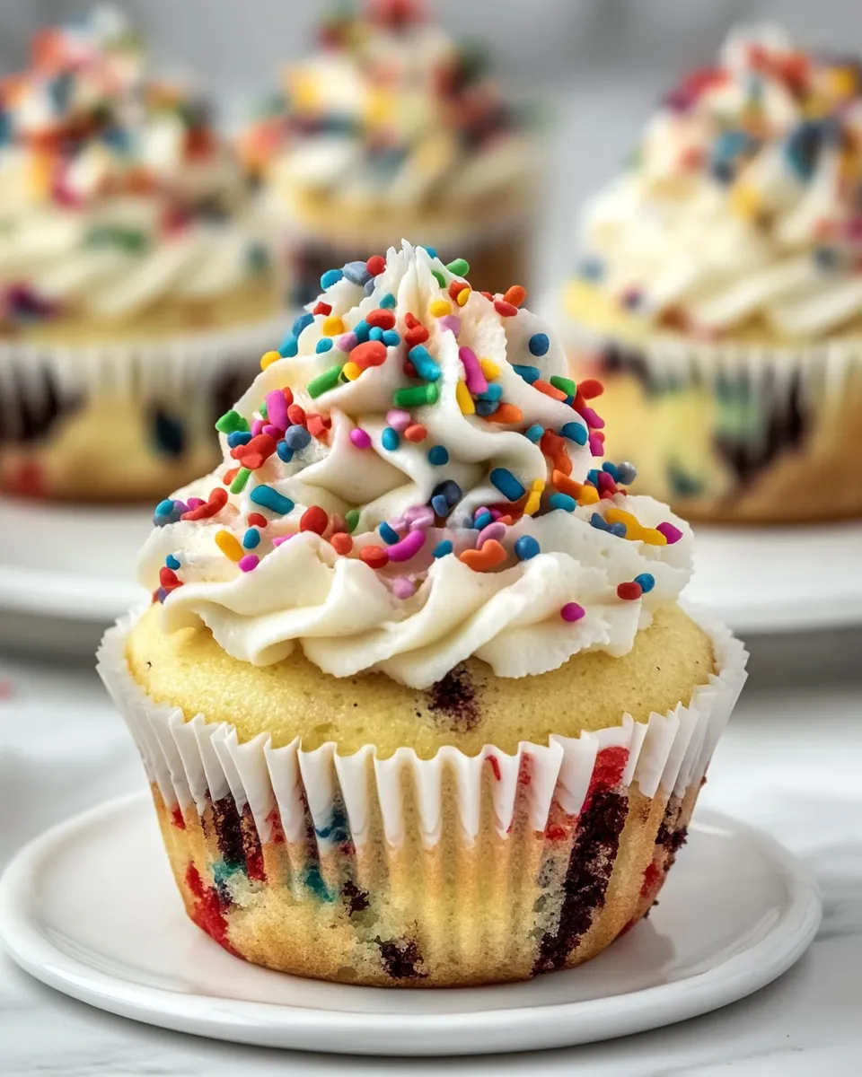 Delicious Birthday Cupcakes shot