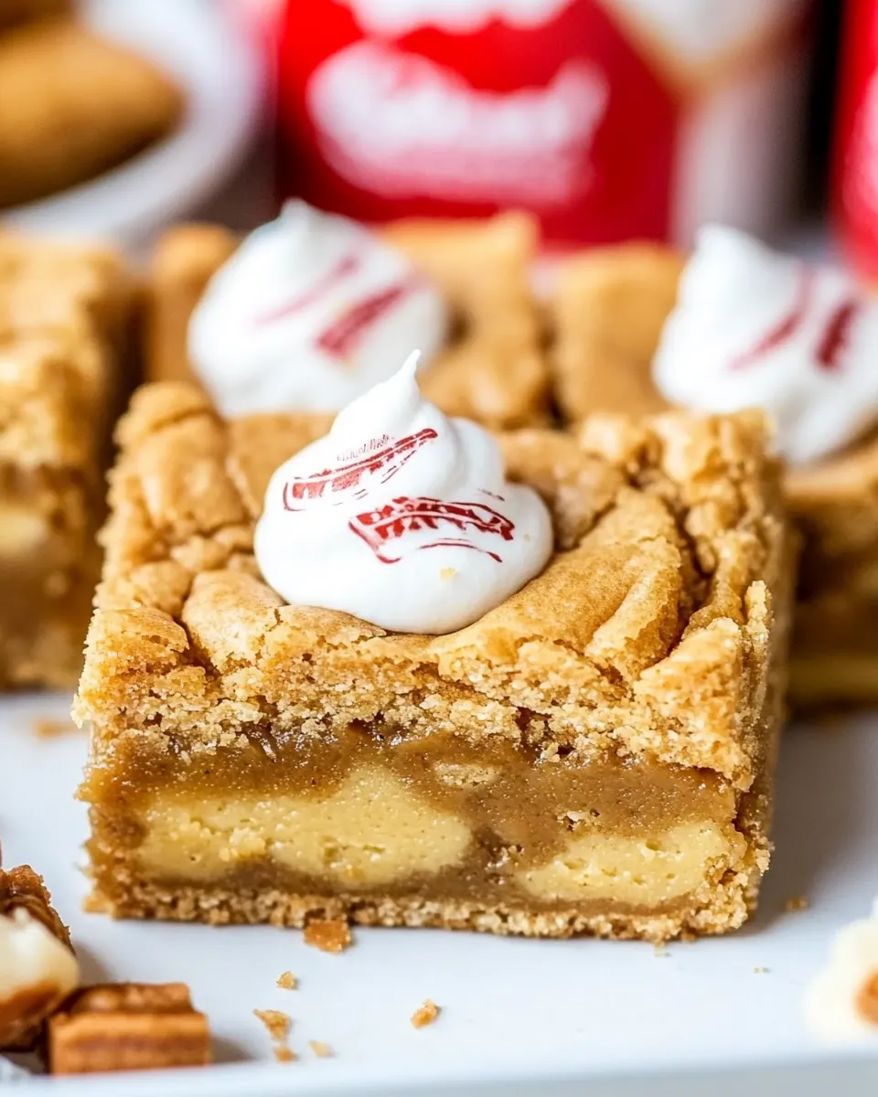 Delicious Biscoff Gooey Butter Bars image