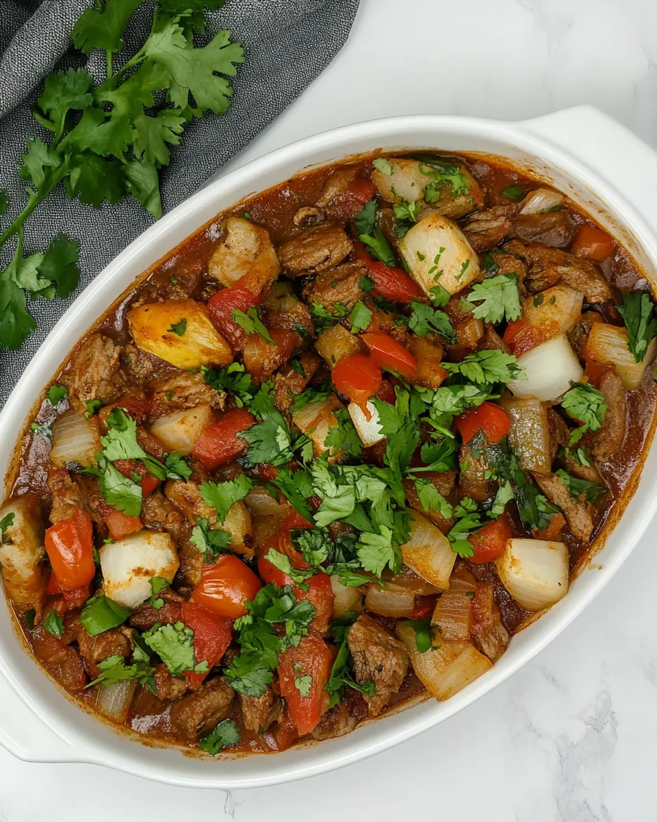 Delicious Bistec Ranchero shot