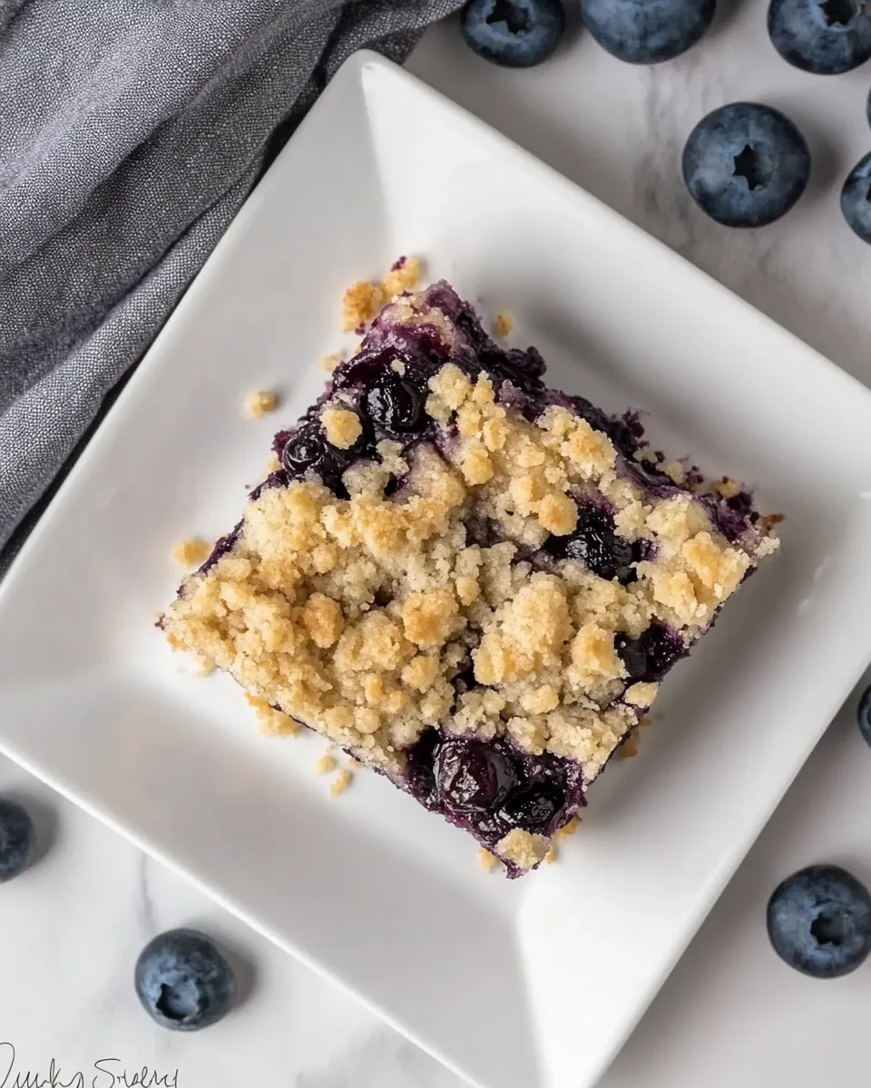 Classic Blueberry Streusel Bars image