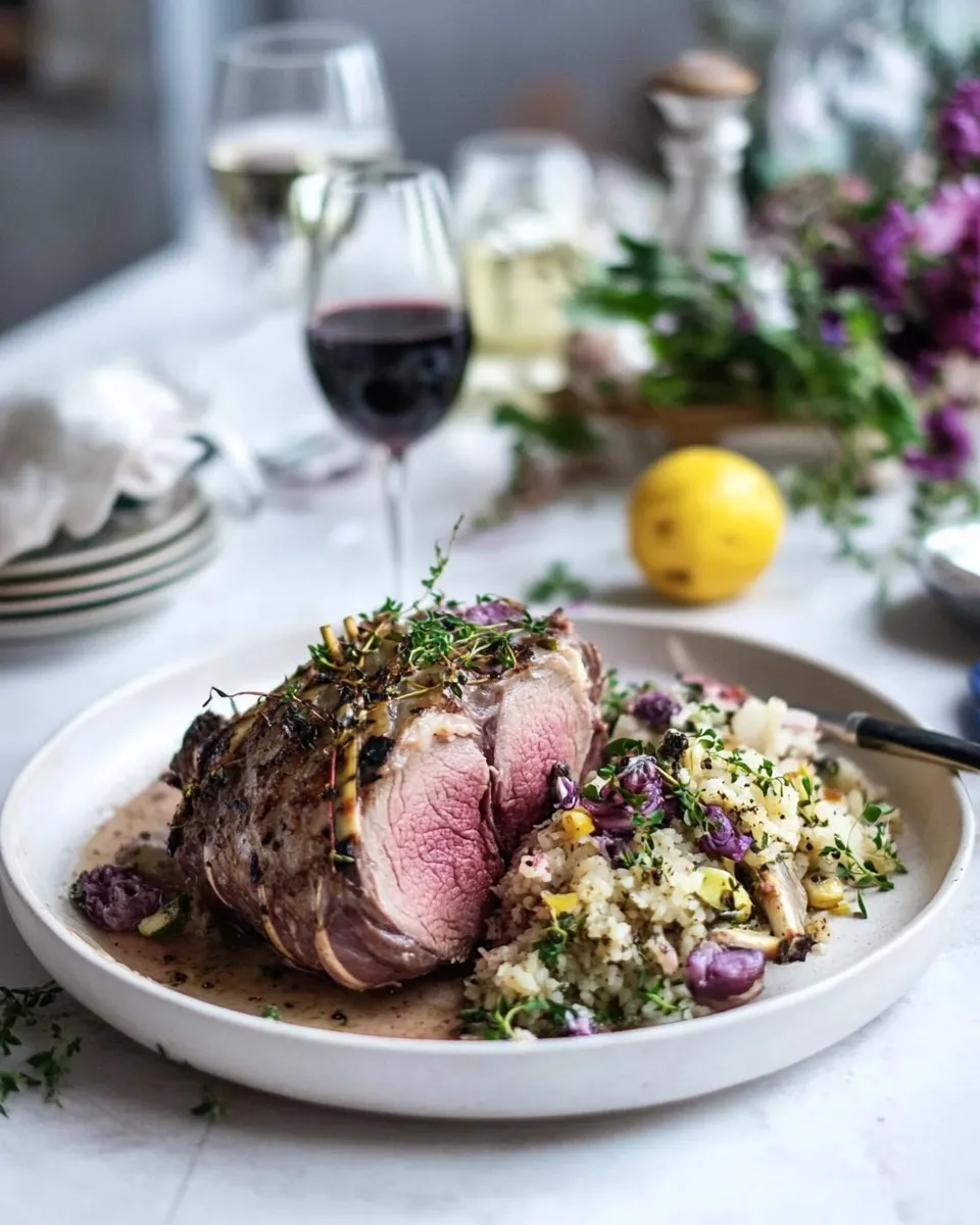 Easy Boneless Leg of Lamb recipe photo