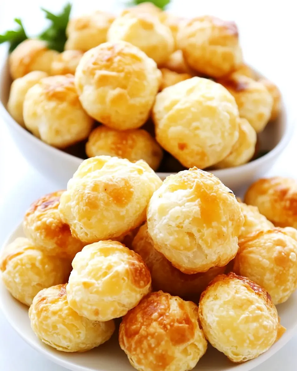 Delicious Brazilian Cheese Puffs shot