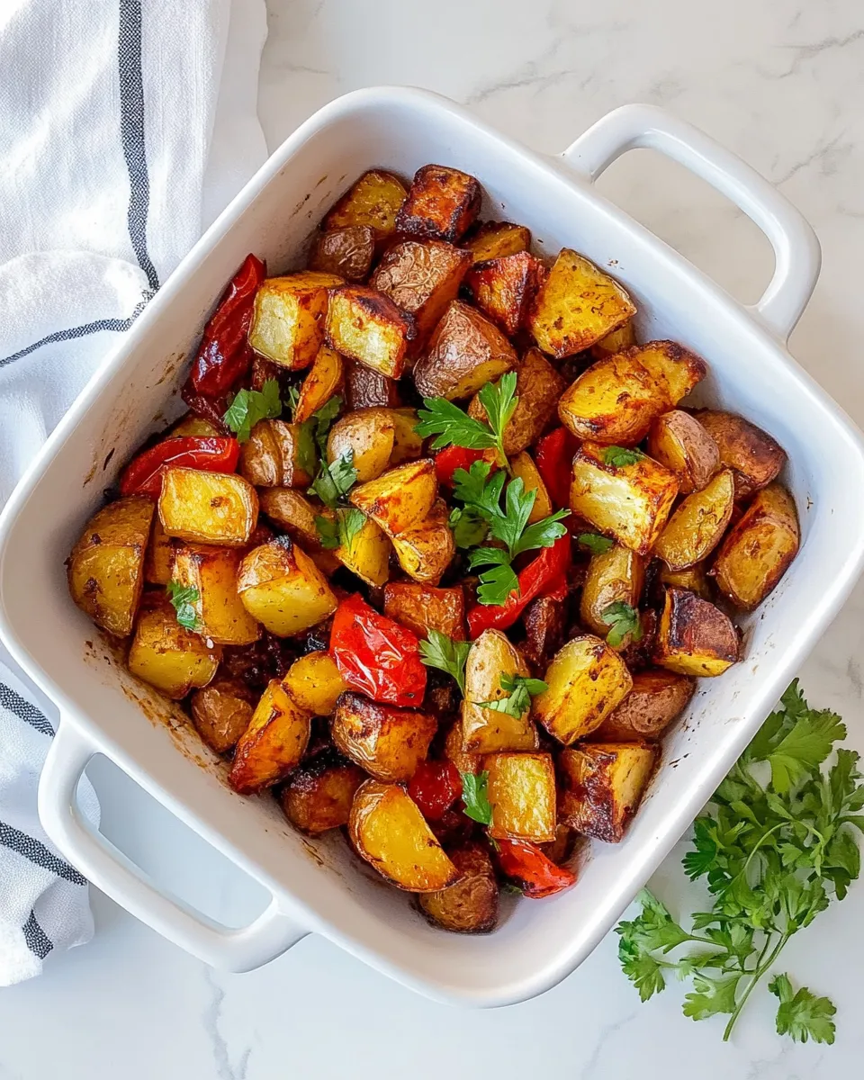 Delicious Breakfast Potatoes shot