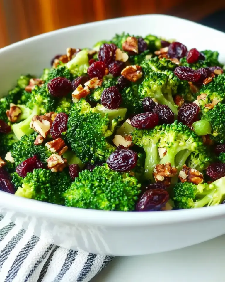 Easy Broccoli Craisin Salad photo
