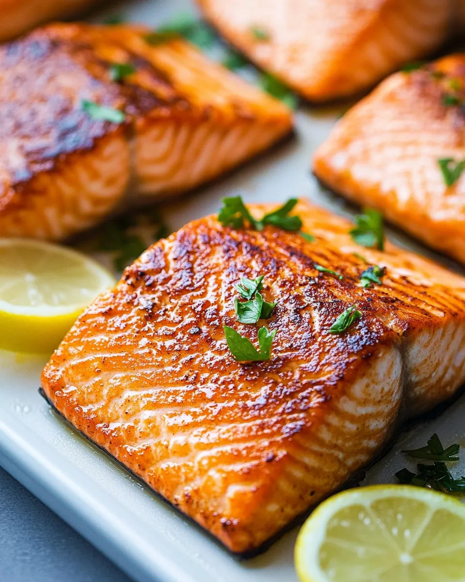Easy Broiled Salmon Recipe photo