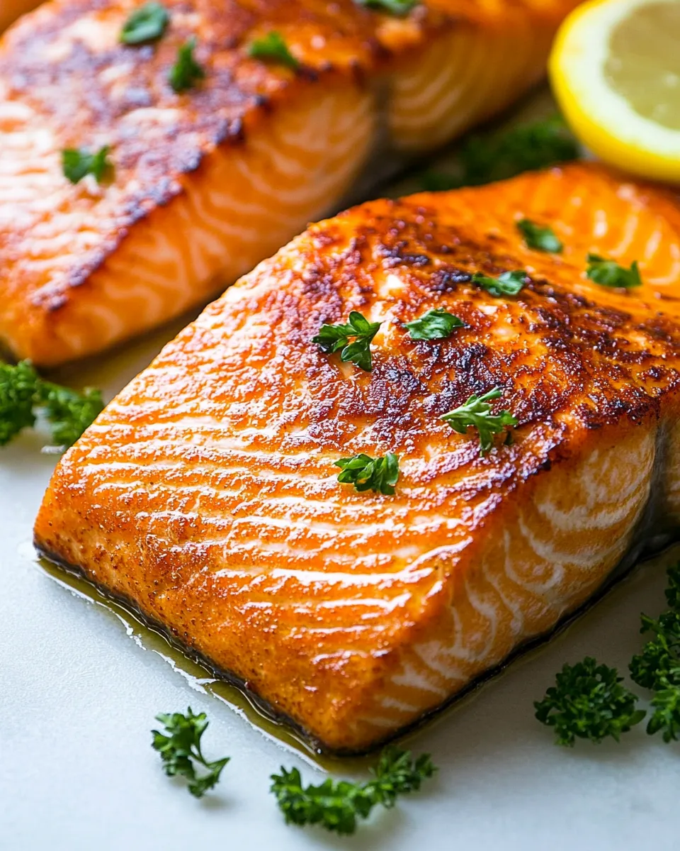 Healthy Broiled Salmon Recipe recipe photo
