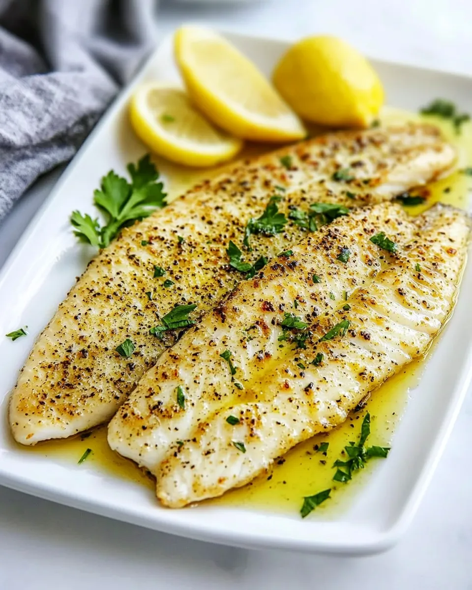 Tasty Broiled Tilapia with Garlic shot