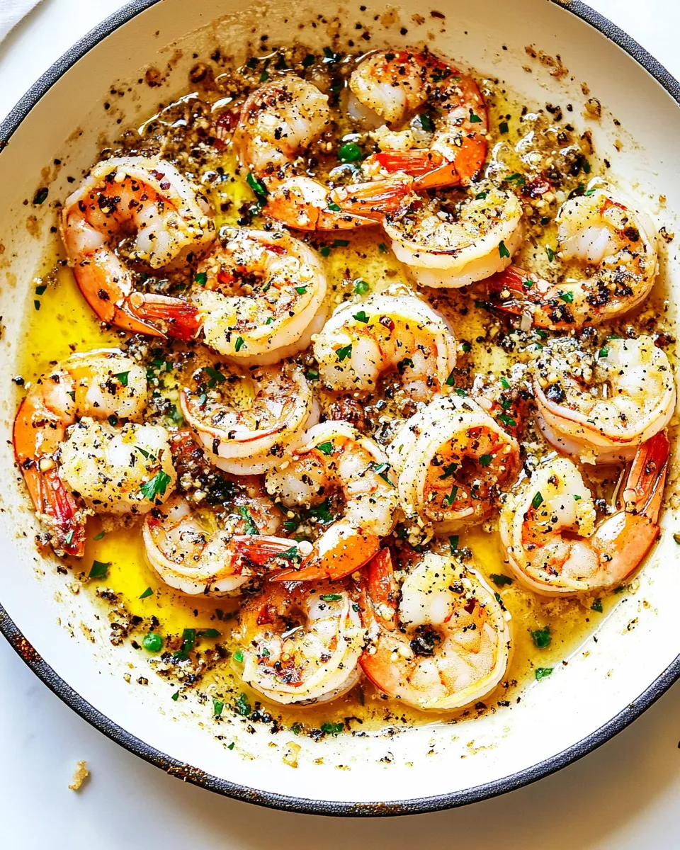 Quick Brown Butter Spicy Garlic Shrimp dish photo