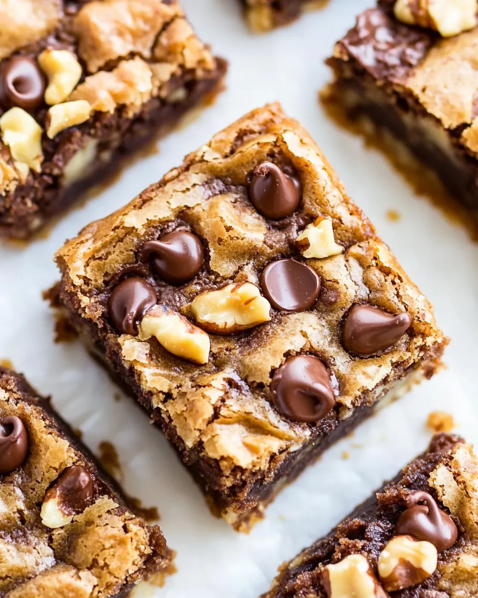 Classic Brown Butter Walnut Chocolate Chip Blondies image
