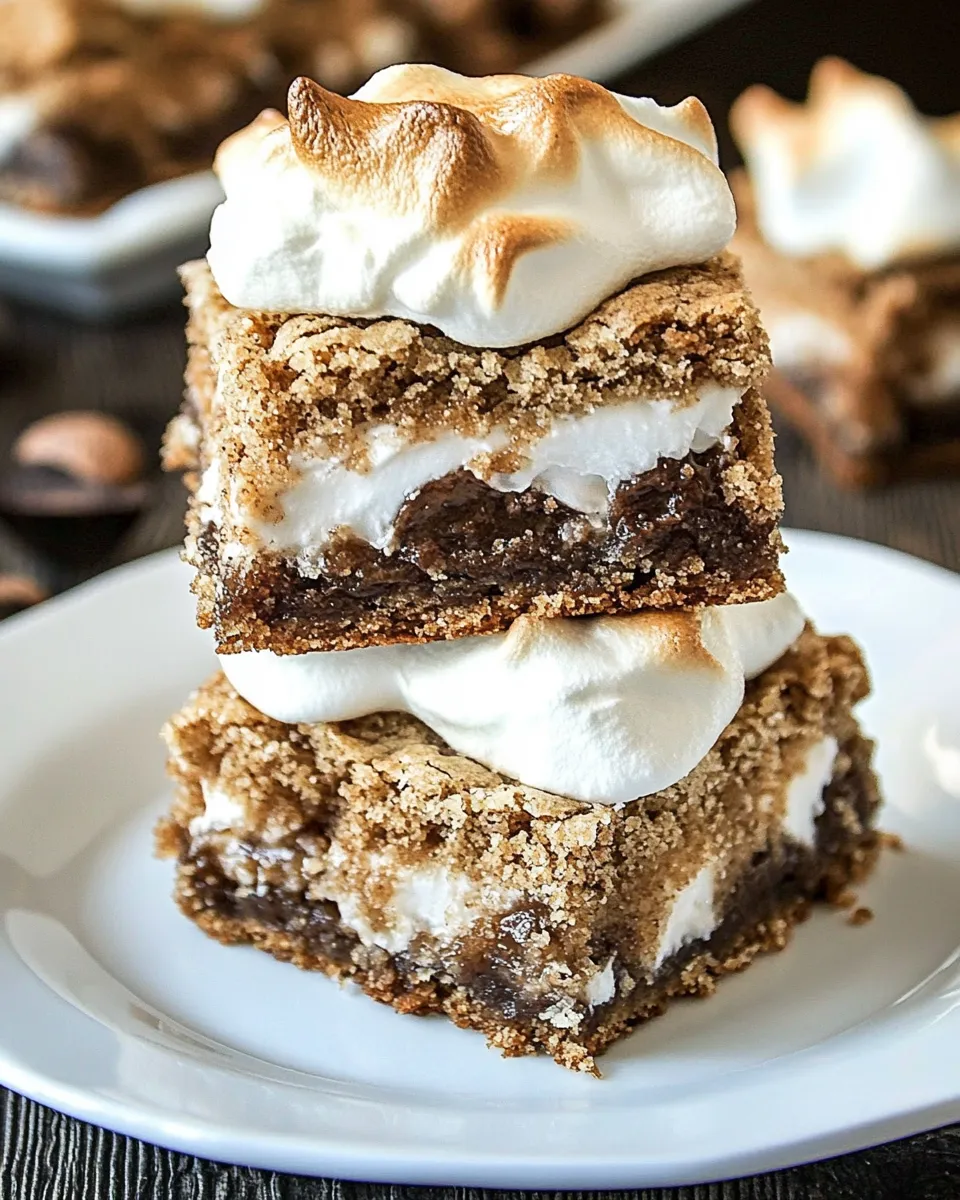Easy Brown Sugar Meringue Coconut Cookie Bars recipe photo