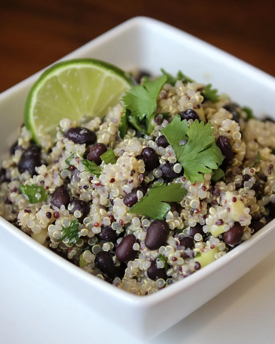 Delicious Budget-Friendly Black Beans & Quinoa for Food Bloggers Against Hunger image