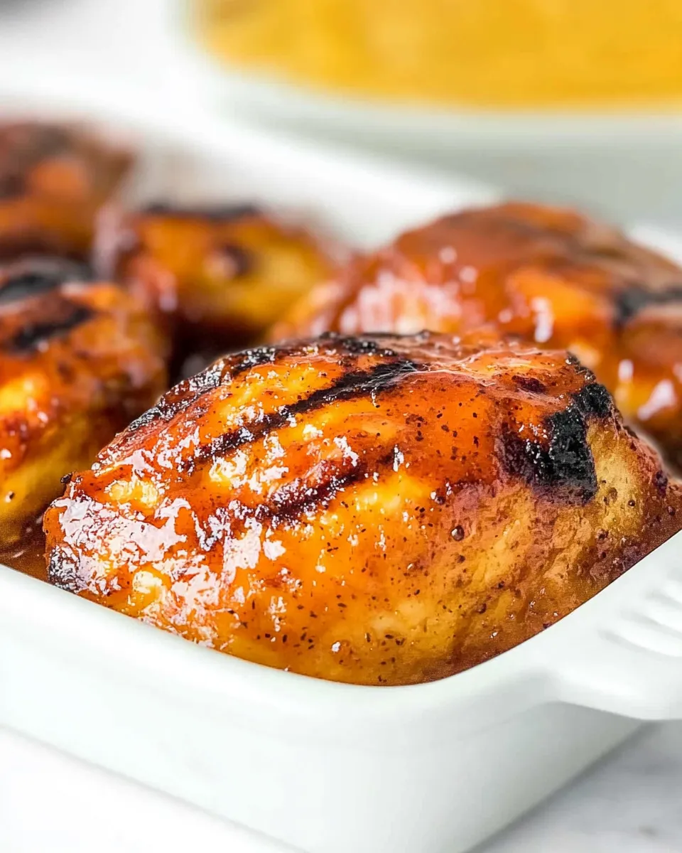 Delicious Buffalo Honey Mustard Chicken shot