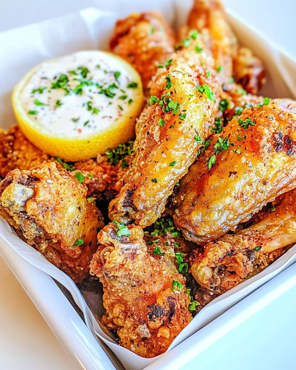 Easy Buffalo Wild Wings Lemon Pepper Wings recipe photo