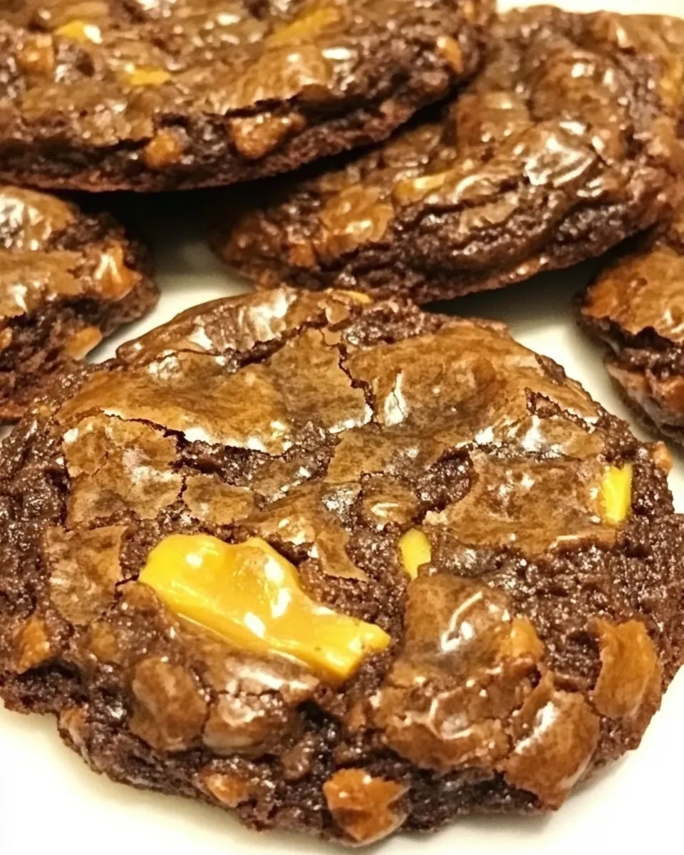 Classic Butterfinger Brownie Cookies image