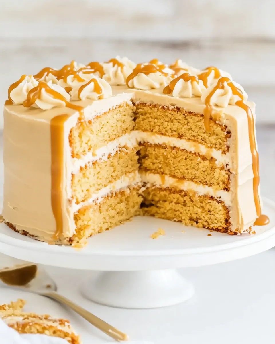 Homemade Butterscotch Cake photo