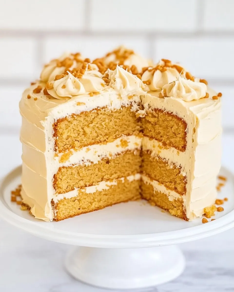 Classic Butterscotch Cake image