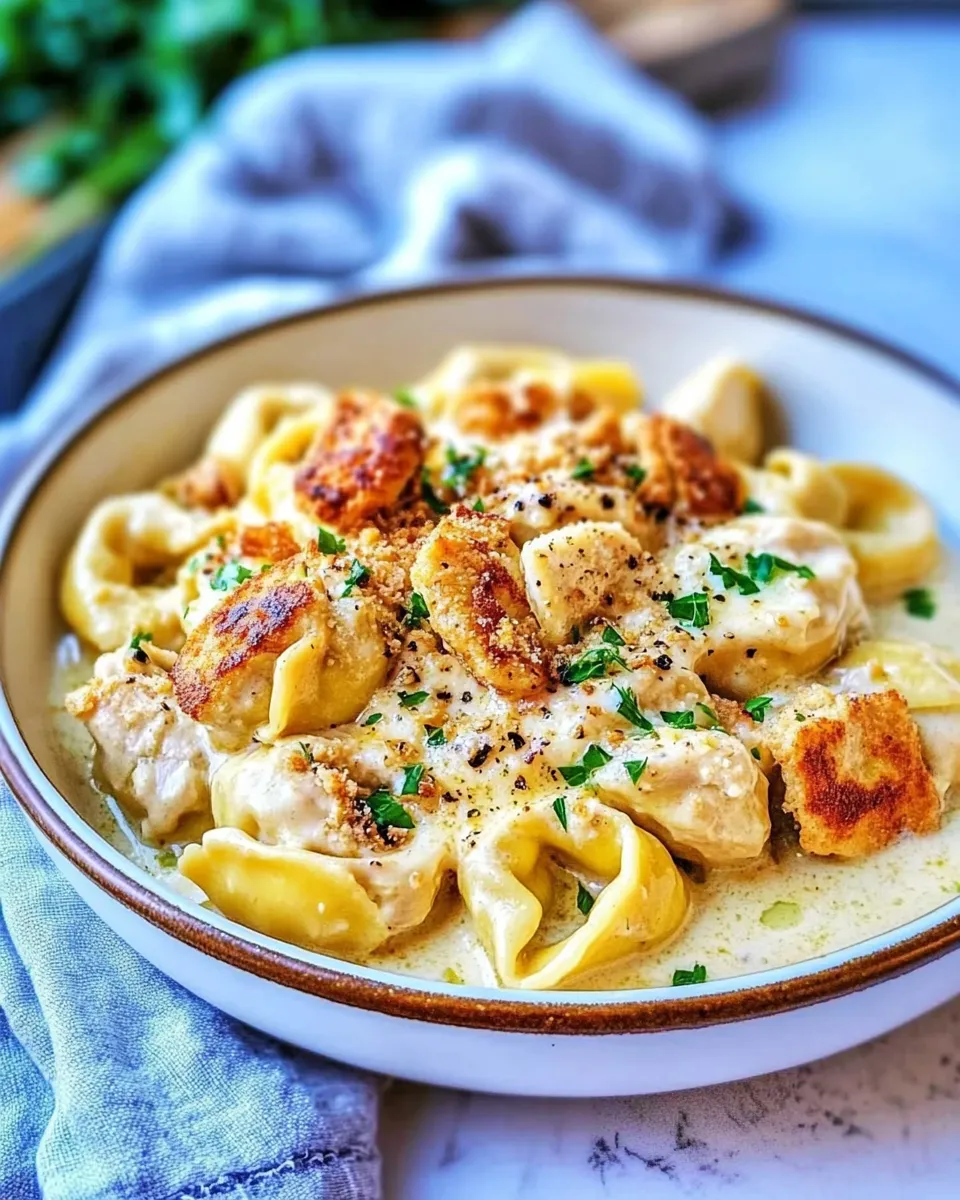 Classic Caesar Chicken Tortellini (Lightened Up) image