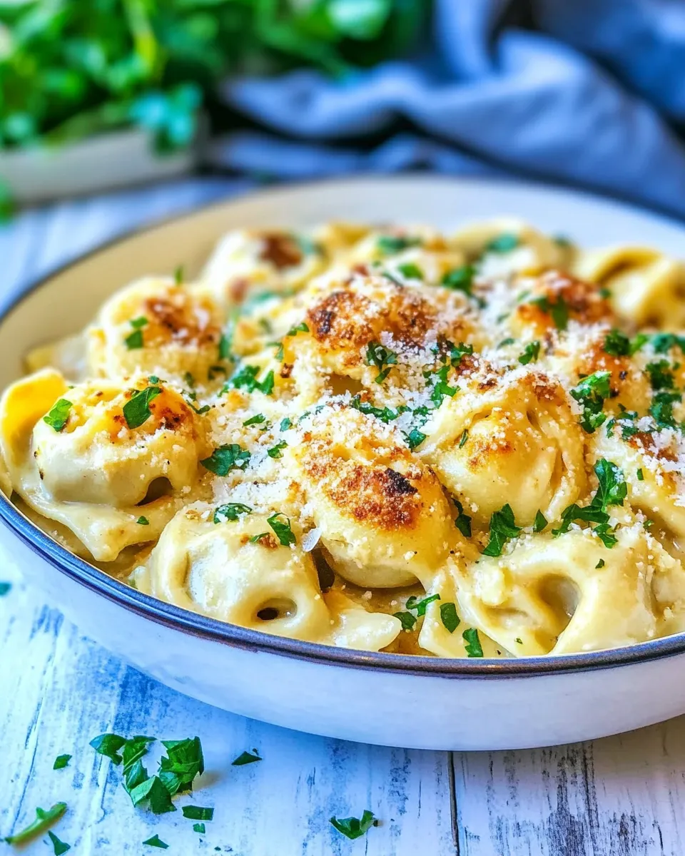 Easy Caesar Chicken Tortellini (Lightened Up) recipe photo