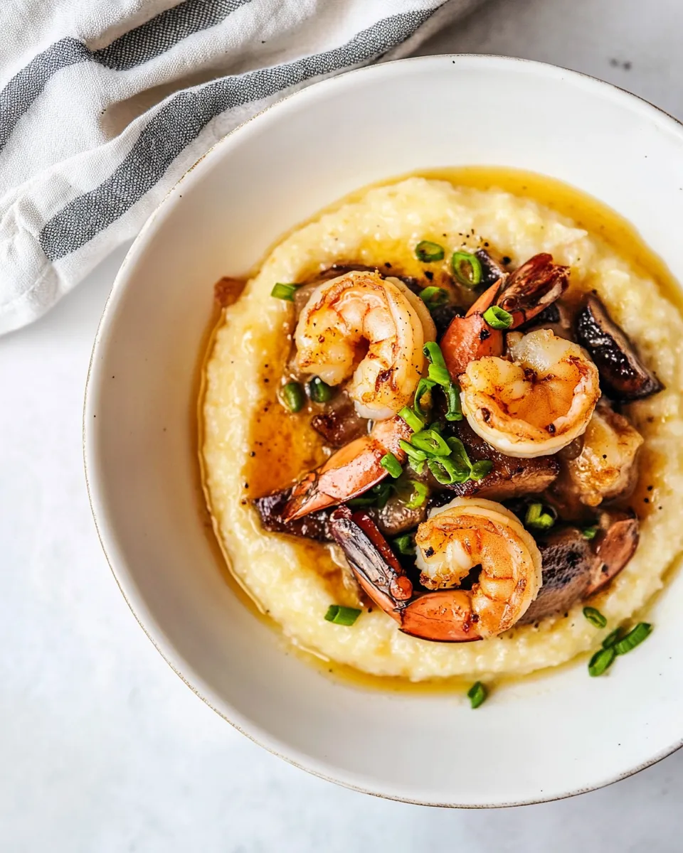 Classic Cajun Honey Butter Shrimp and Grits image