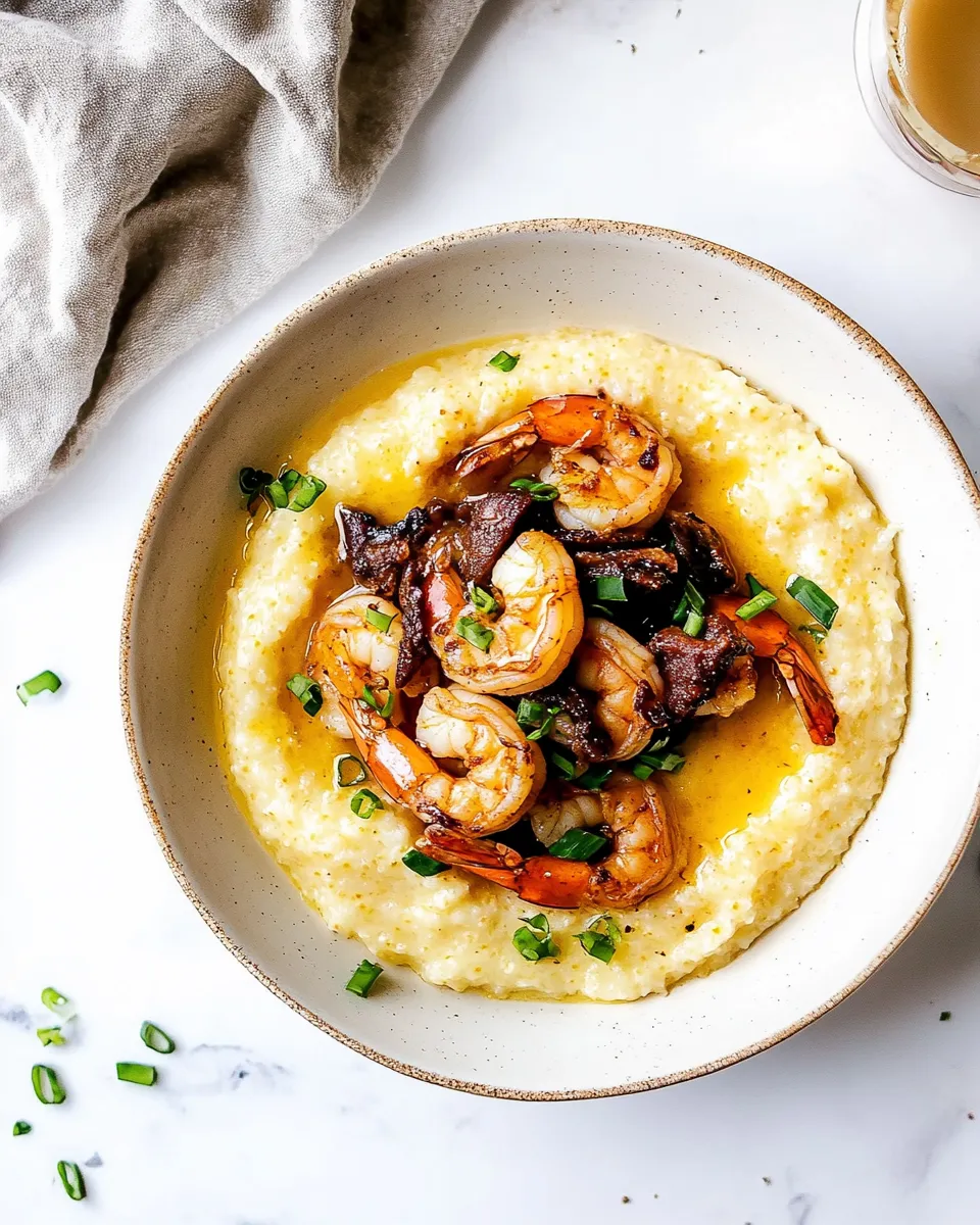 Easy Cajun Honey Butter Shrimp and Grits recipe photo