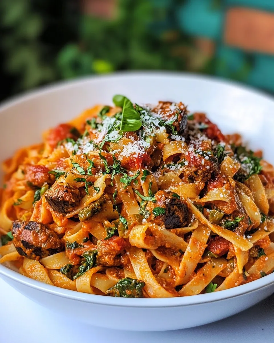 Delicious Cajun Pasta shot