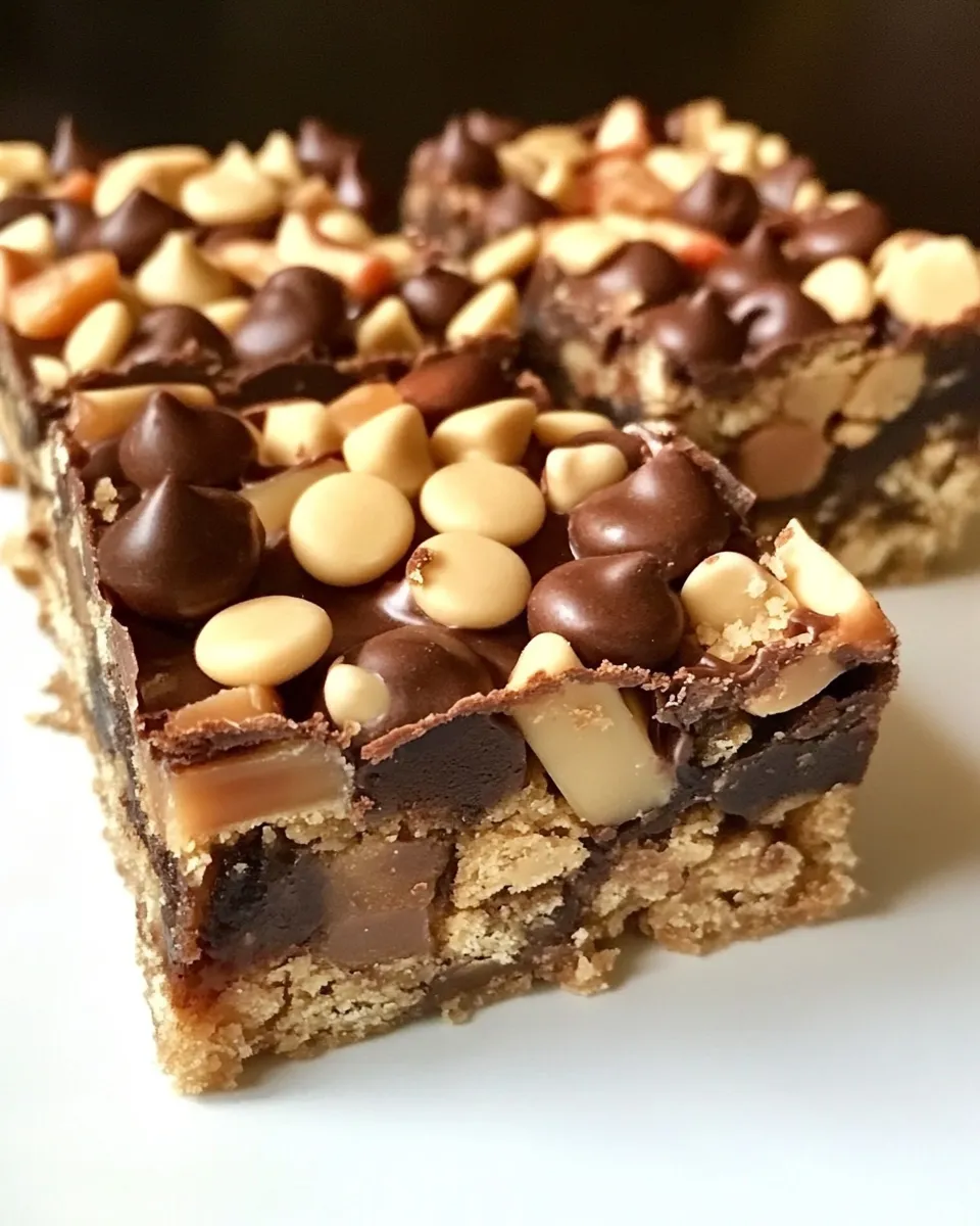 Easy Candy Bar Cookie Bars recipe photo