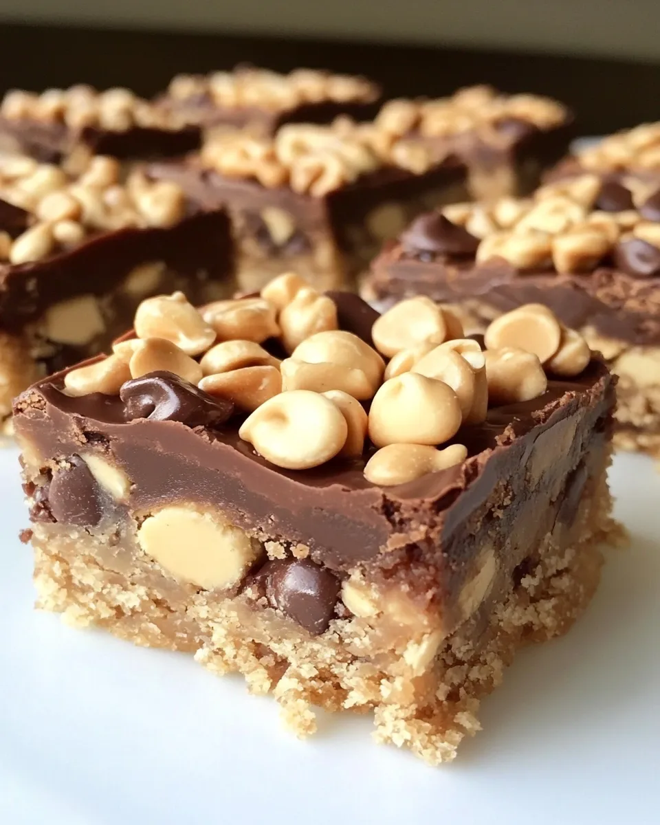 Delicious Candy Bar Cookie Bars shot
