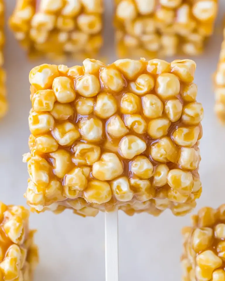 Homemade Caramel Corn Pops Treats photo