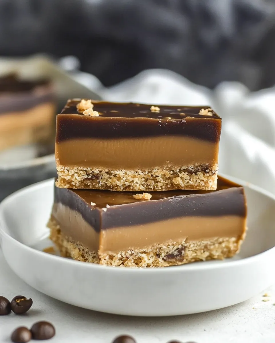 Easy Caramel Espresso Bars recipe photo