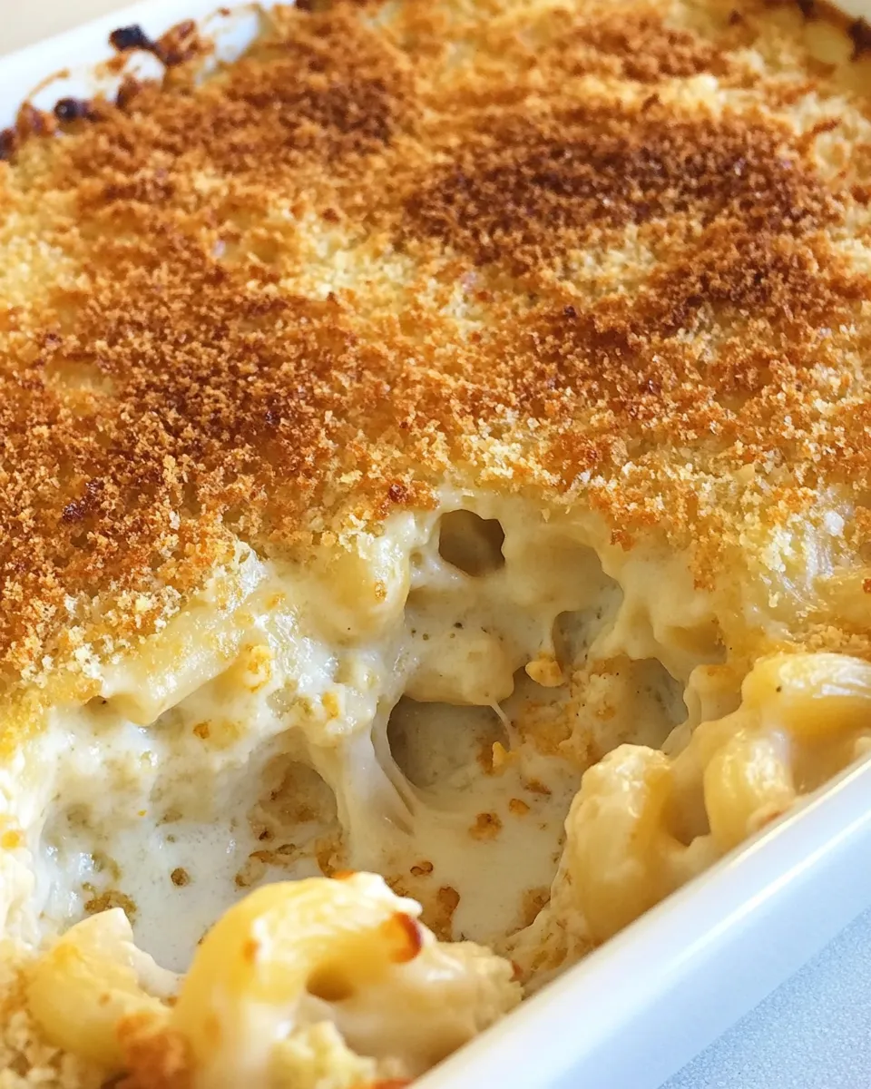 Delicious Cauliflower Mac And Cheese shot