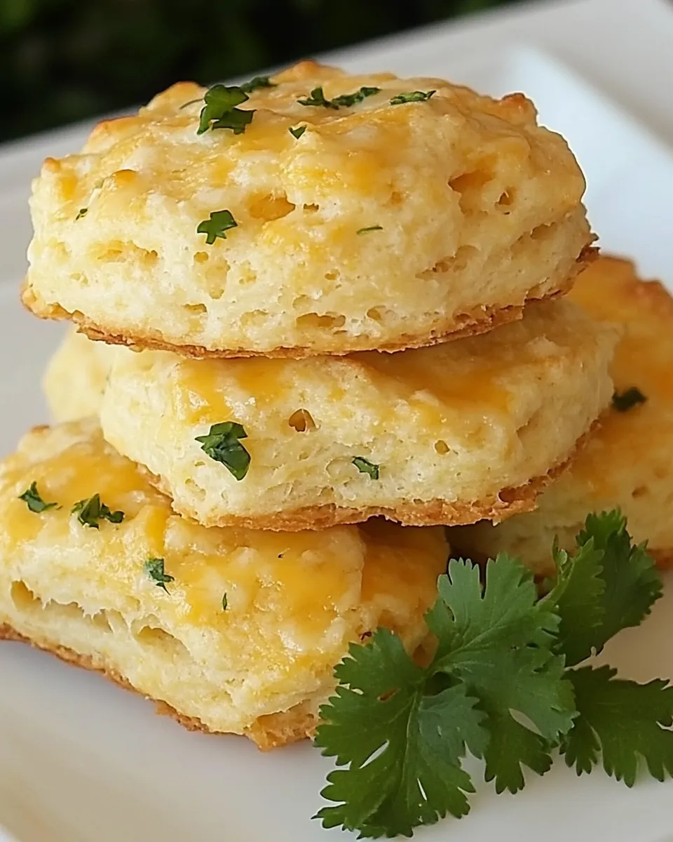 Delicious Cheddar Cheese Biscuits with Cilantro image