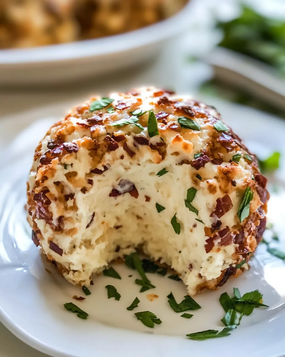 Delicious Cheese Ball shot